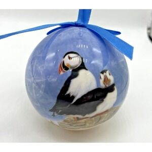 Cape Shore Christmas Ornament Puffin Bird Beach Beachy Ocean Life Decor NEW